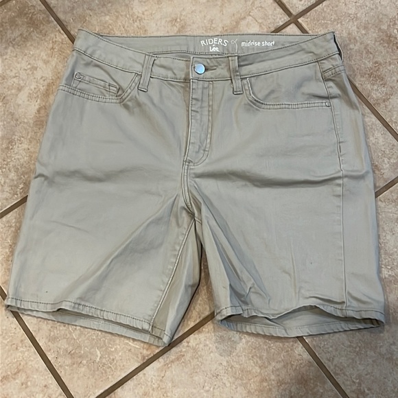 Riders By Lee Midrise Shorts Sz Medium/10 - Picture 2 of 11